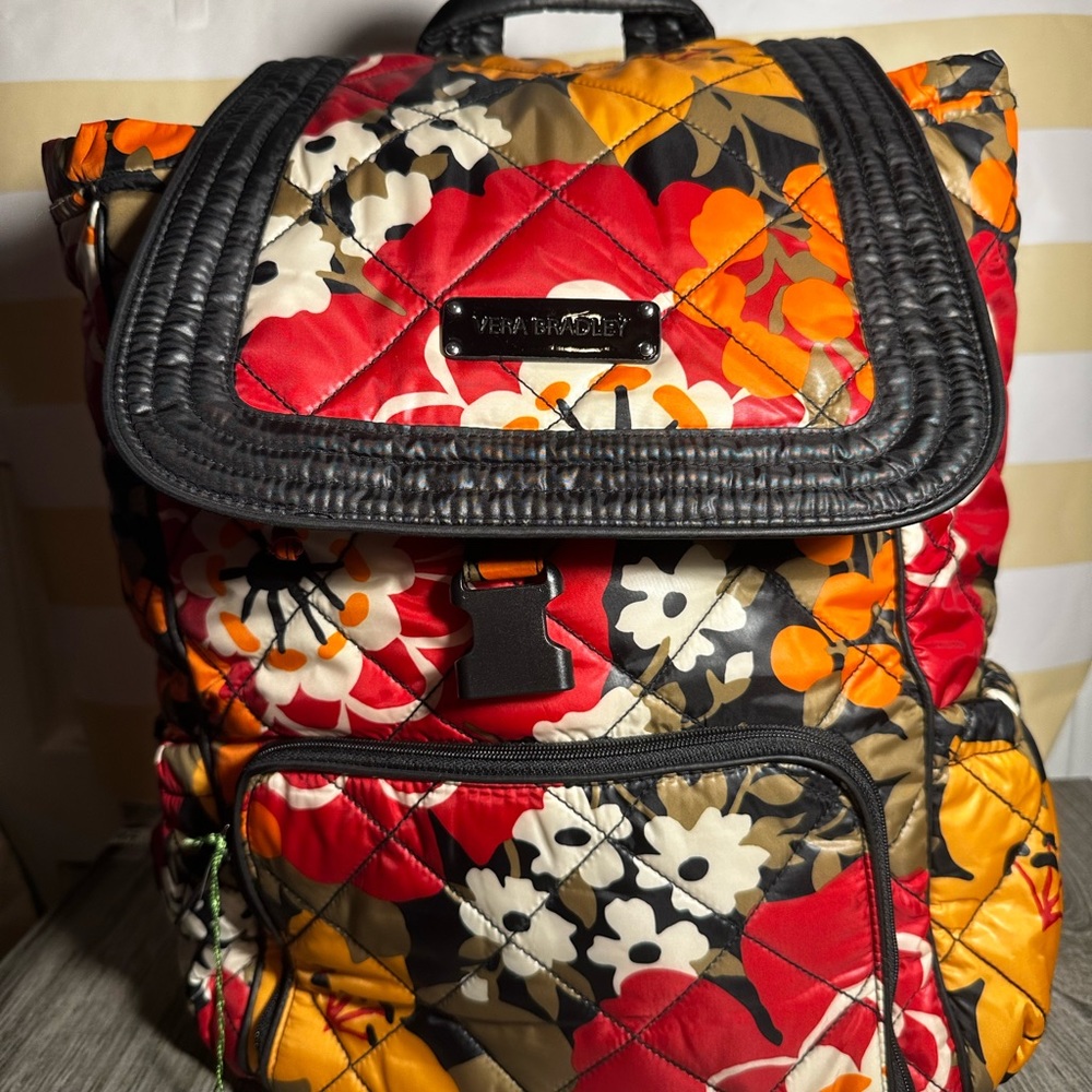 NEW Vera Bradley Backpack in Bittersweet Pattern Fall Colors